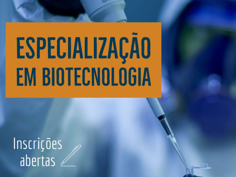 banner especialização biotecnologia